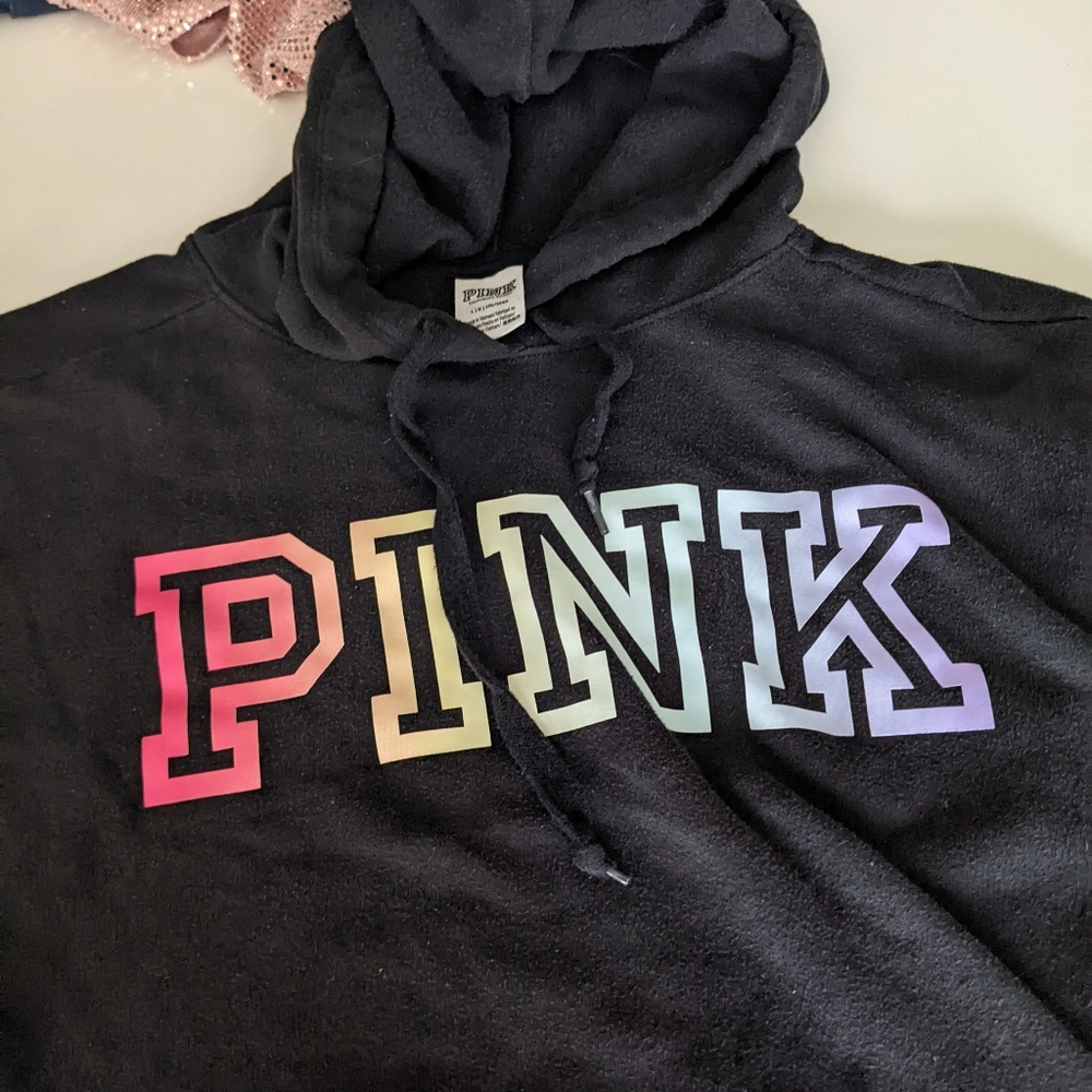 Pink hoodie